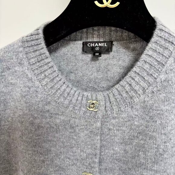 Chanel gray Cardigan Size 38 - Picture 9 of 10